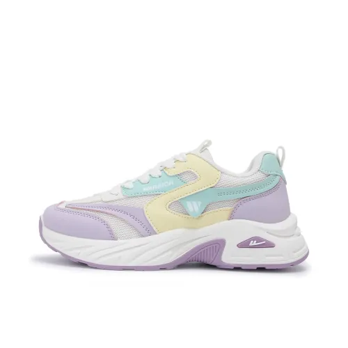 Warrior Аbrasion Resistant Легкий Увеличение Высоты Низкий Топ Кроссовки с Толстой Подошвой Женские