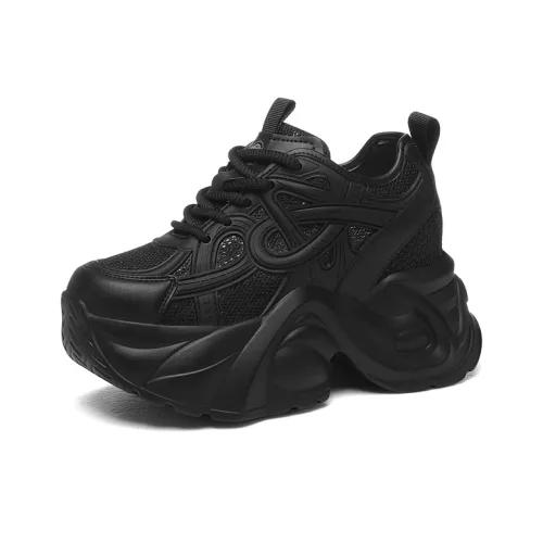 Golden Silk Rabbit Низкий топ кроссовки с толстой подошвой женские