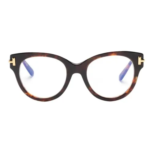 TF Ацетат Кошачий глаз Оправы для очков Мужской Коричневый