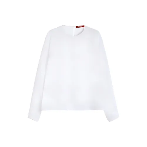 MaxMara Studio Рубашка Женская Белая