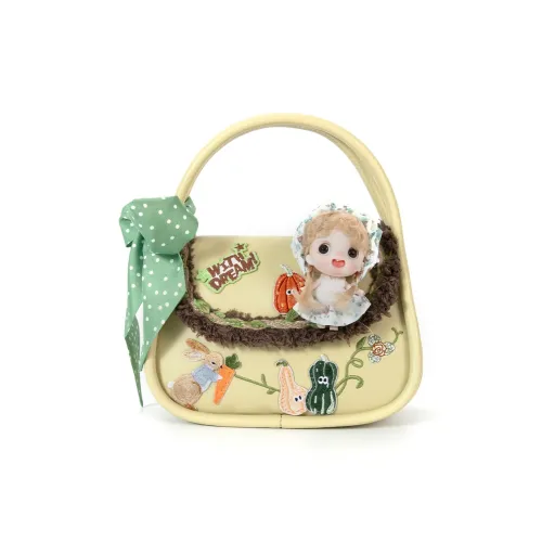 BILING ПУ (полиуретан) Сумка Маленькая Женская Желтая Зеленая