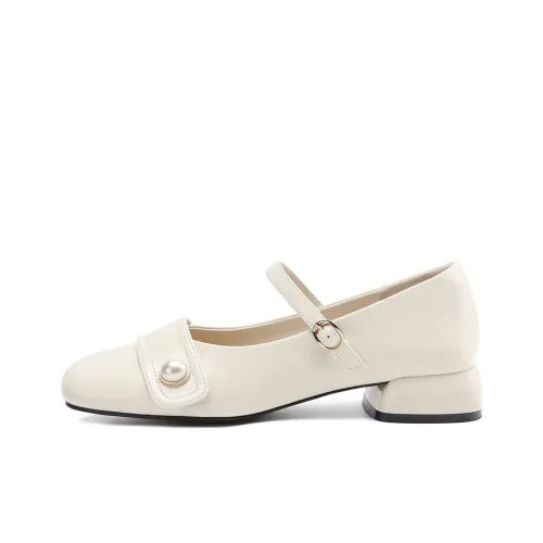 HLA Грубый каблук Туфли Мэри Джейн Женские