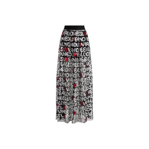 ALICE+OLIVIA x THE BEATLES Повседневный Длинный Юбка Женские