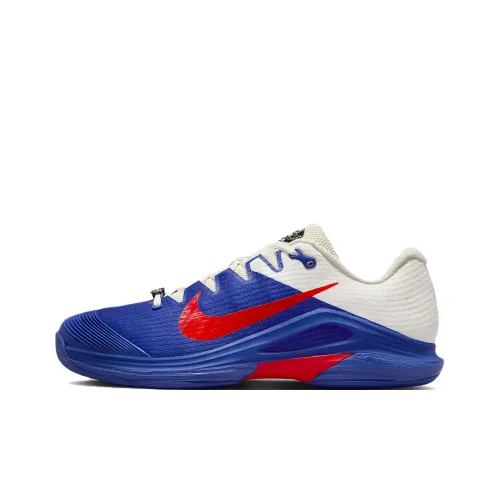 Nike Vapor 12 Slip-Resistant Abrasion-Resistant Low-Top Tennis Shoes Men's Blue White Найк Vapor 12 Противоскользящие Устойчивые к Износу Низкие Кроссовки для Тениса Мужские Синий Белый