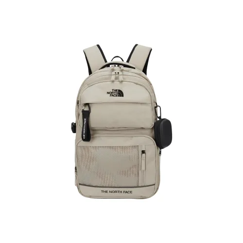 THE NORTH FACE 30L Outdoor Backpack Outdoor Bag Polyester Light Beige Unisex