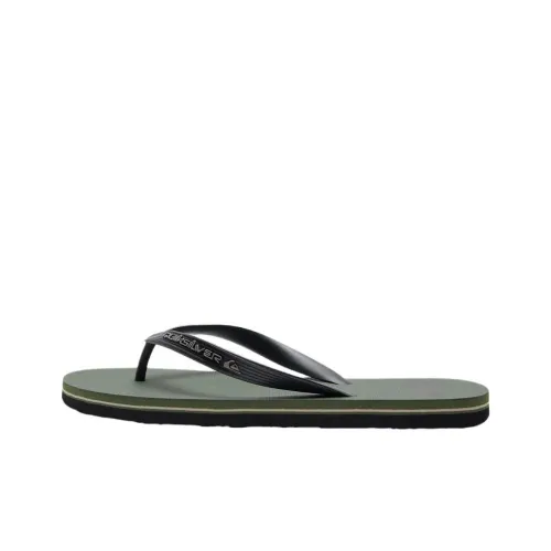 Quiksilver Molokai Core Шлепанцы Зеленые Мужские