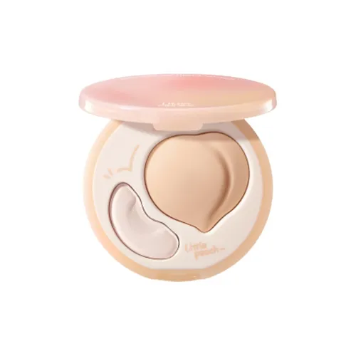 LittleOndine Персик Хайлайтер Бальзам с Двойным Эффектом Блестящий 3D-эффект Хайлайтер Матовый Осветляющий Тон Кожи