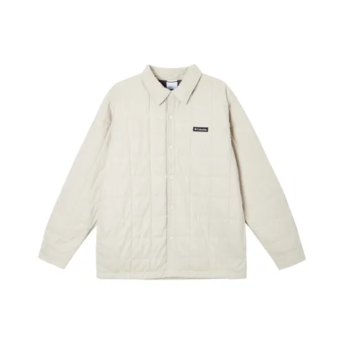 Columbia совместный бренд Хлопковый пуховик Мужской Экрю