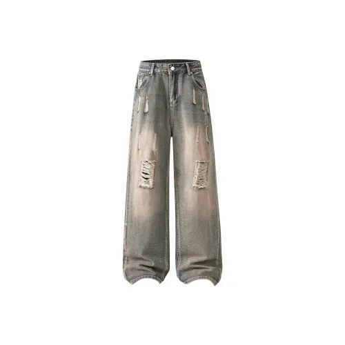 FOREVER 21 Винтажные синие унисекс джинсы