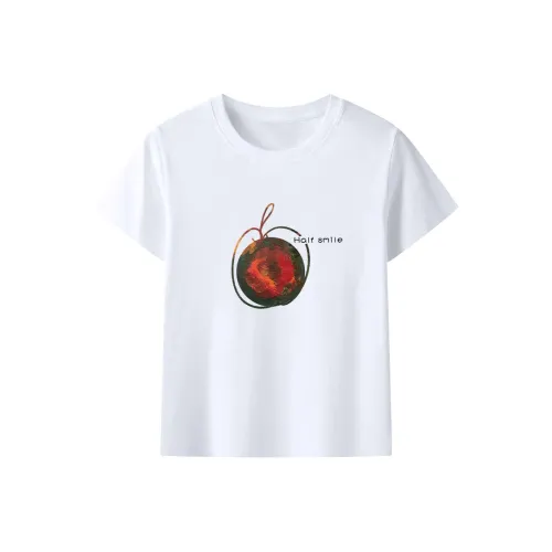 BANGEWEIXIAO Стандартная Белая T-рубашка Унисекс