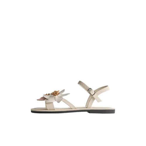 ZARA Детские сандалии Low Top Бежевые Kids