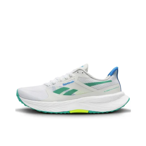 Reebok Беговые кроссовки Низкие Бело-зеленые Женские