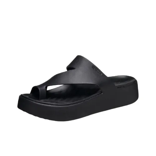 Crocs ЭВА Устойчивые к истиранию Шлепанцы Женские Черные