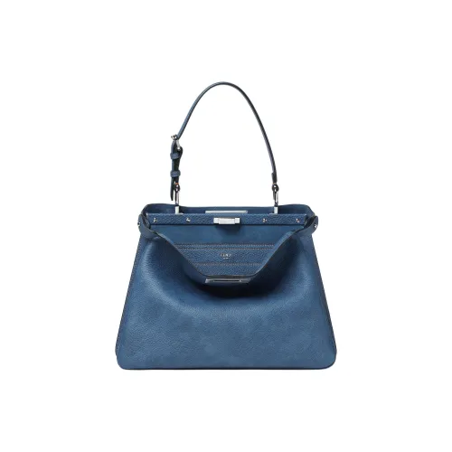 FENDI Peekaboo Кожа Сумка Средний Женский Синий