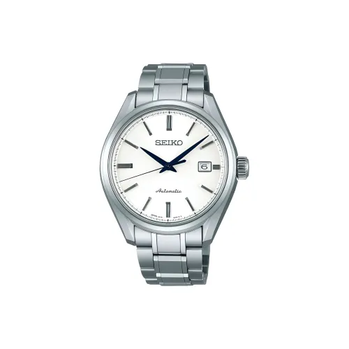 SEIKO Presage Series Автоматический Механический Механизм Нержавеющая Сталь Ремешок Часы 40,8 мм Мужские Часы Белый Циферблат