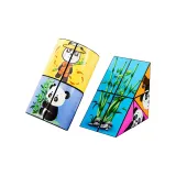 Панда Волшебные Кубики [Цилиндрическая форма + Абстрактный дизайн]