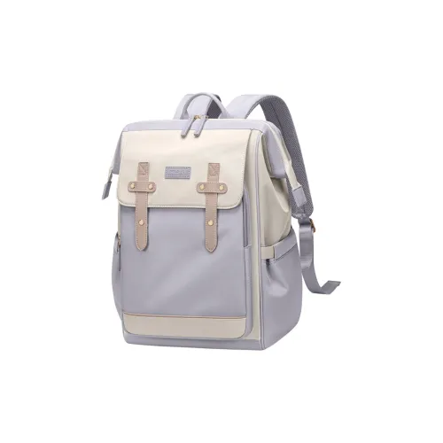 POLO Ткань Рюкзак Женские Абрикос Фиолетовый