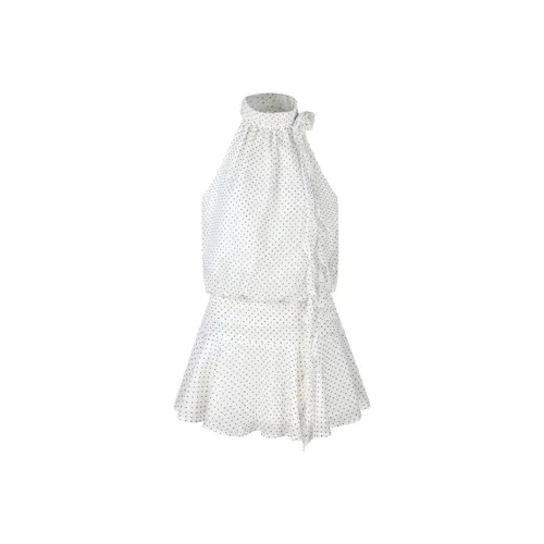 PZGE Белое платье женское платье без рукавов