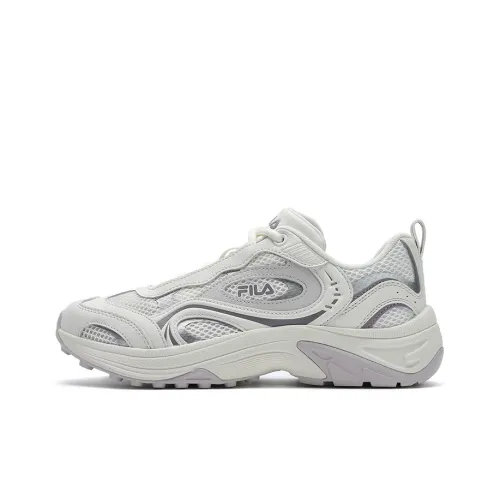 FILA FLUXION Повседневный Низкий Топ Снег/Светло-Серый Фиолетовый Женский