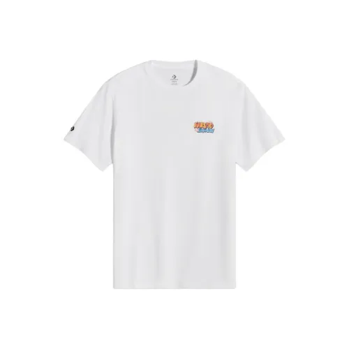 Конверс x NARUTO SHIPPUDEN T-рубашка унисекс белая