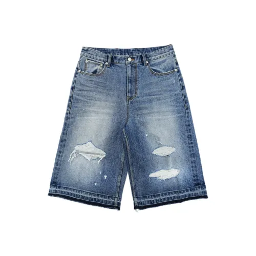 Far Archive SS25 Blue Men's Denim Shorts