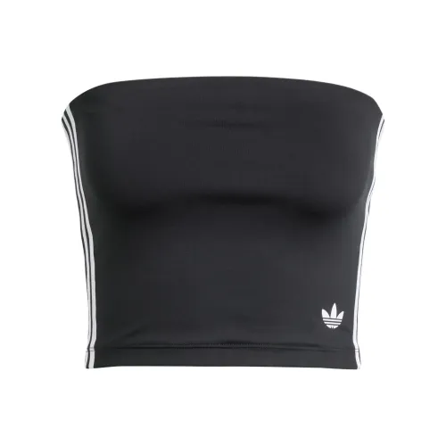 Adidas Originals Без бретелек Топ Женский Черный