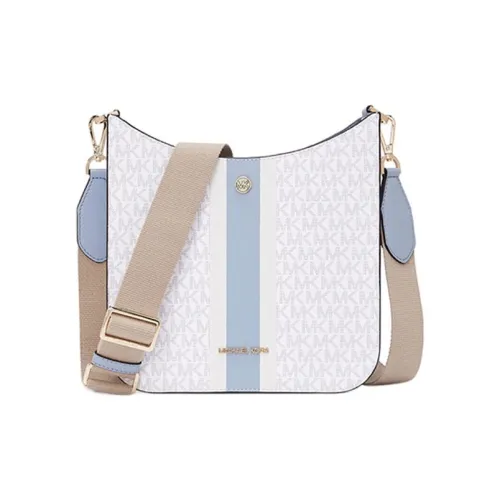 MICHAEL KORS Briley Сумка через плечо из искусственной кожи средний размер кремовая белая синяя и многоцветная