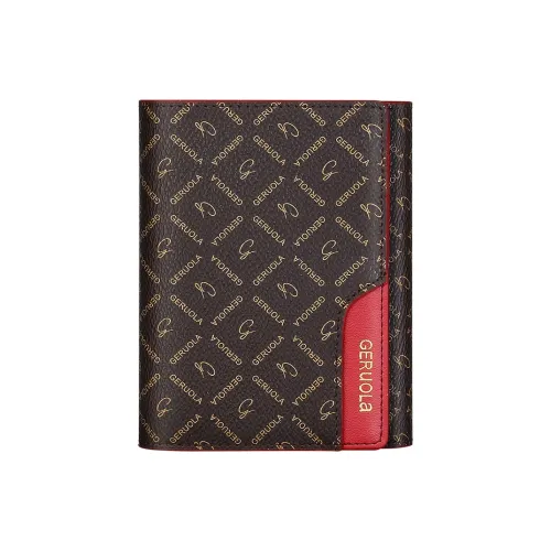 Gorora PVC Поливинилхлорид Кошелек Обычный Женский Кофе