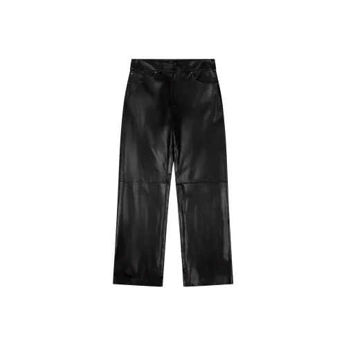 Entire Studios Кожаные брюки Мужские Черные