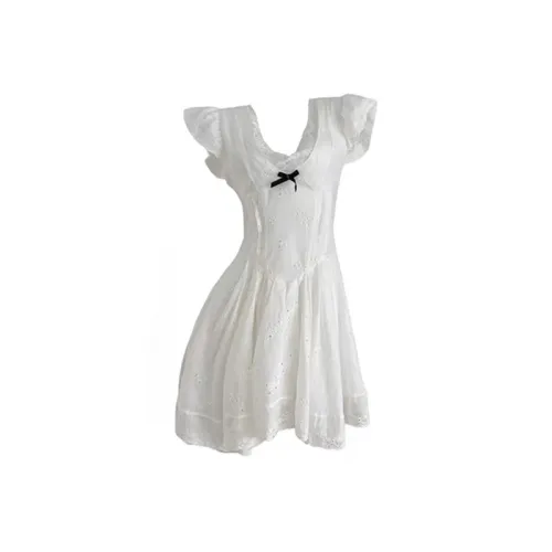 BIFH Короткий рукав Платье Женское