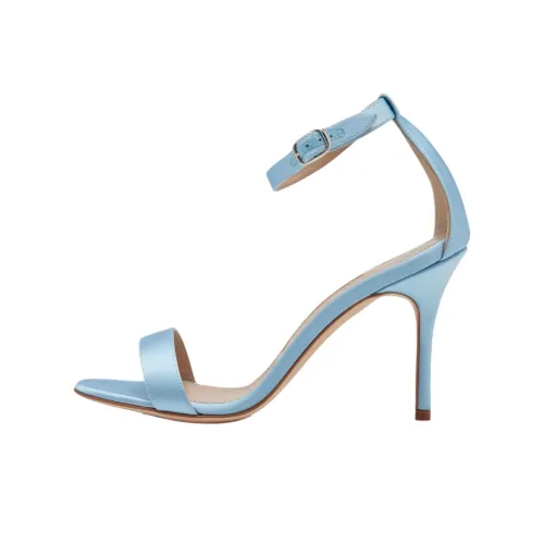 MANOLO BLAHNIK CHAOS One Ремешок Сандалии 9 см Женские Светло-Синий