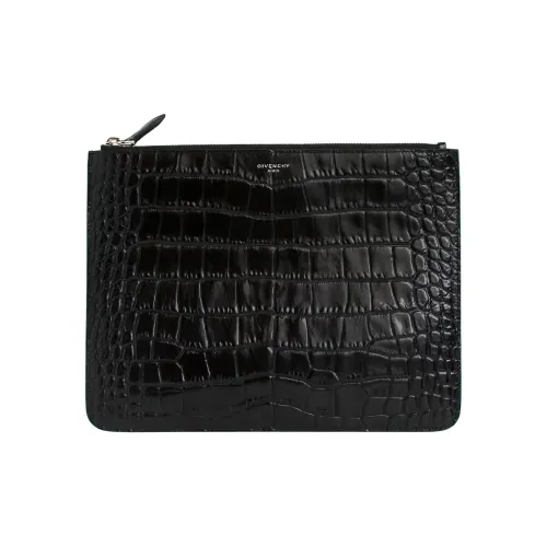 Givenchy Кожа Молния Клатч Мужской Черный