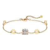 Браслет с тонкой нитью Ничанг (золото)