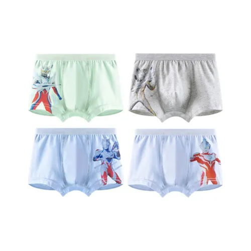 S.X Зебра 4 шт Многоцветные Детские Трусы для Дошкольников