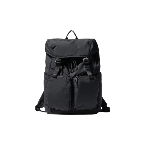 UNIQLO Nylon Backpack Unisex Black UNIQLO Нейлоновый рюкзак унисекс черный