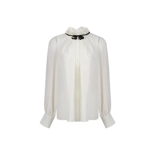 Caroline Экрю Женские Рубашки