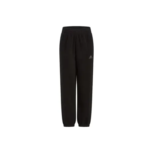 Adidas Детская одежда 3S Cozy FLC Jogger Вязаные тренировочные штаны для малышей Черный