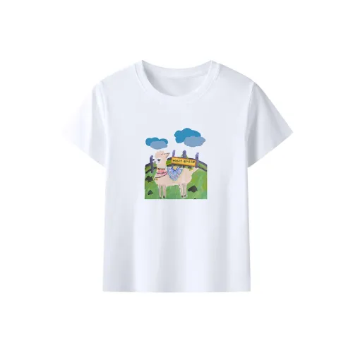 BANGEWEIXIAO Стандартная T-рубашка унисекс белого цвета