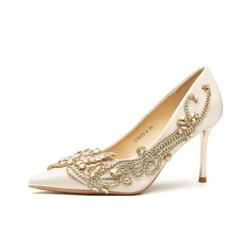 GOSO Узкий каблук Высокие каблуки Женские Золото