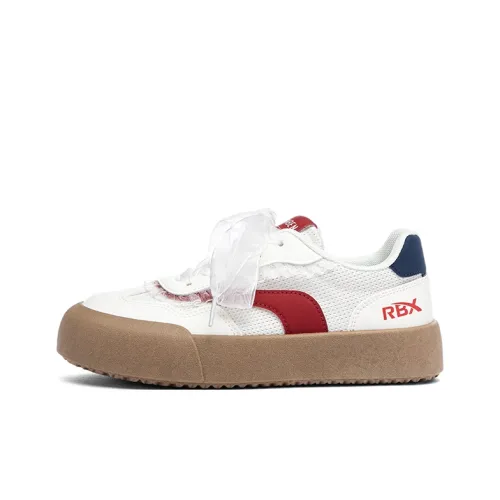 RENBEN Slip-resistant Abrasion-resistant Low-top Skateboard Shoes Women's Beige Red Blue RENBEN Противоскользящие Износостойкие Низкие Кроссовки для скейтбординга Женские Бежевый Красный Синий