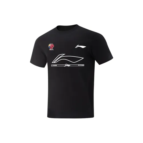 LINING Черная унисекс футболка