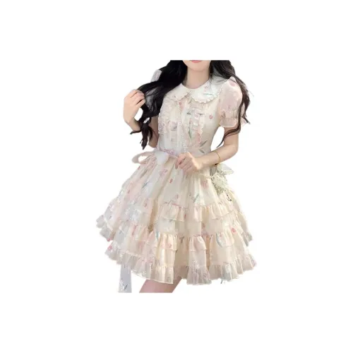 GOSO Короткий рукав платье женское