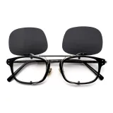 Чёрный + Серый С откидной крышкой Накладные линзы