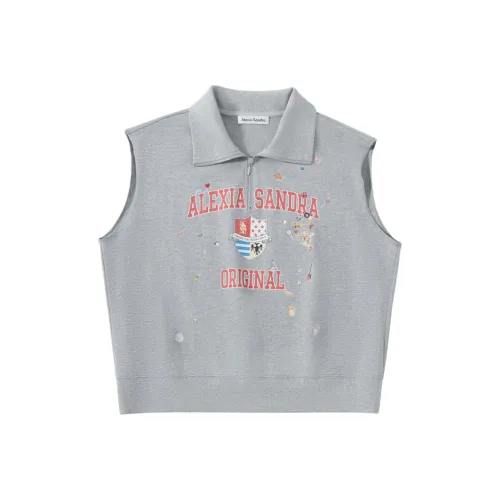 Alexia Sandra Серые Женские Майки