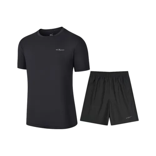 Erke Variety Training Collection Casual Athletic Wear Men's Jet Black