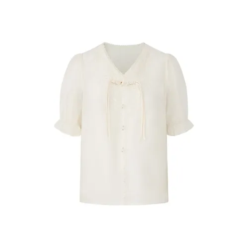 JOY SPEAKER Абрикос Женские Рубашки