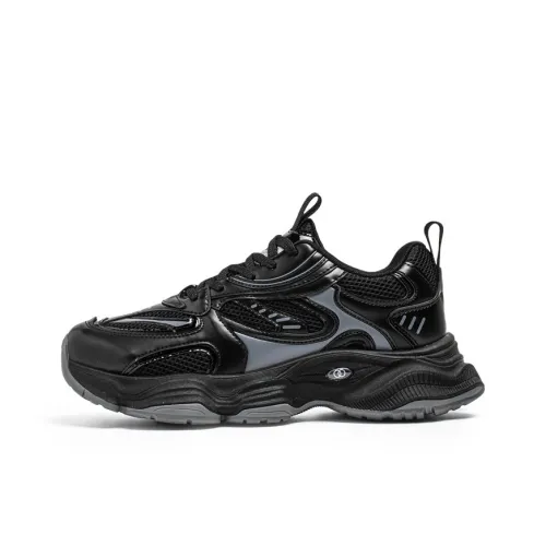 JANECO Противоскользящие устойчивые к истиранию низкий топ кроссовки с толстой подошвой мужские