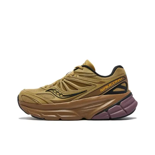 Saucony GUARD Slip-resistant Abrasion-resistant Low Top Casual Running Shoes Unisex Gold Сaucony GUARD Противоскользящий Устойчивый к истиранию Низкий Топ Повседневные Беговые Кроссовки Унисекс Золотой