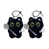 Бадминтон Маленький Черный кот & Черный шнур 2 шт