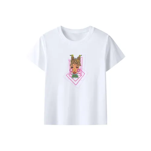 BANGEWEIXIAO Стандартная T-рубашка унисекс белого цвета